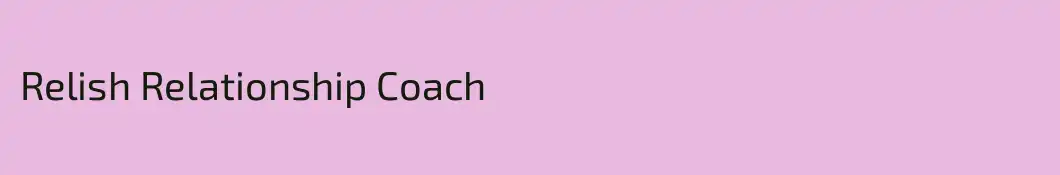 Relish Relationship Coach